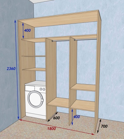 Cum se instalează o mașină de spălat în coridor - reguli și secrete