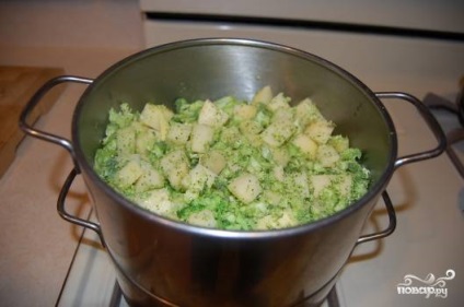 Cartofi cu broccoli - rețetă pas cu pas cu fotografie