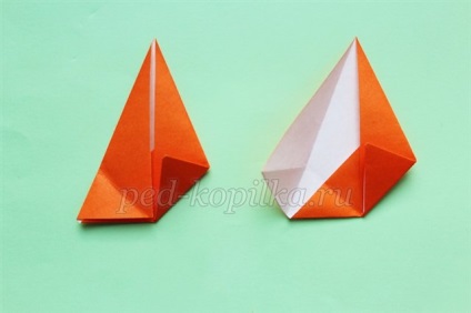Maple frunze în tehnica origami
