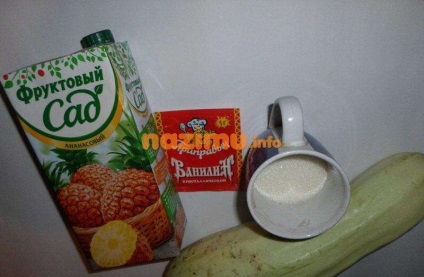 Konzerv gyümölcslé, mint az ananász - recept fotókkal a téli (cukkini ananász konzerv) Konzerv gyümölcslé, mint az ananász - recept fotókkal a téli