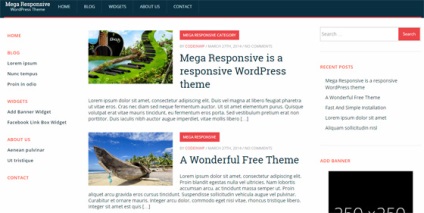Красиві шаблони для блогів на wordpress