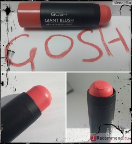 Кремові рум'яна gosh giant blush - «кремові рум'яна gosh giant blush відтінок 04 passion