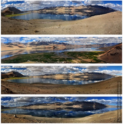 Ladakh Panoramic Battle profesorul meu Tso Moriri, bazat pe un tur al lacului Tso Moriri