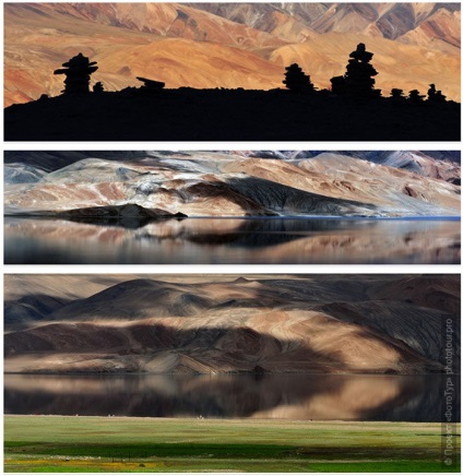 Ladakh Panoramic Battle profesorul meu Tso Moriri, bazat pe un tur al lacului Tso Moriri