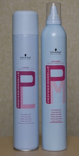 Лак і мус для волосся надсильної фіксації schwarzkopf professional professionnelle відгуки