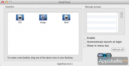 Mac App Store geektool