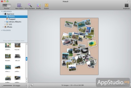 Aplicația de stocare Mac app (meniul Opțiuni) Aplicația pentru Mac stochează posterino