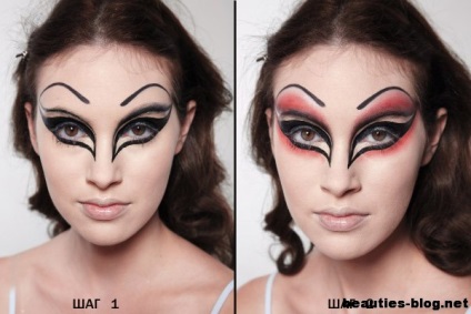 Make-up pentru fotografie și video de Halloween, secretă-doamnă