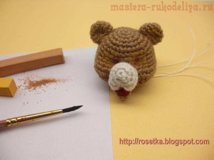 Maestru de clasă pe crocheting ursuleț de pluș cu malinka