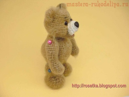 Maestru de clasă pe crocheting ursuleț de pluș cu malinka