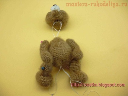 Maestru de clasă pe crocheting ursuleț de pluș cu malinka