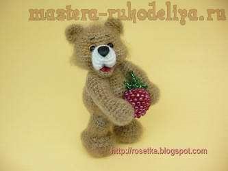 Maestru de clasă pe crocheting ursuleț de pluș cu malinka