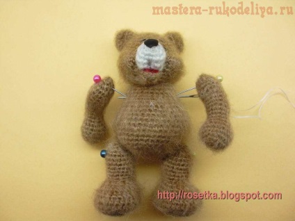 Maestru de clasă pe crocheting ursuleț de pluș cu malinka