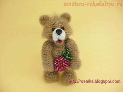 Maestru de clasă pe crocheting ursuleț de pluș cu malinka