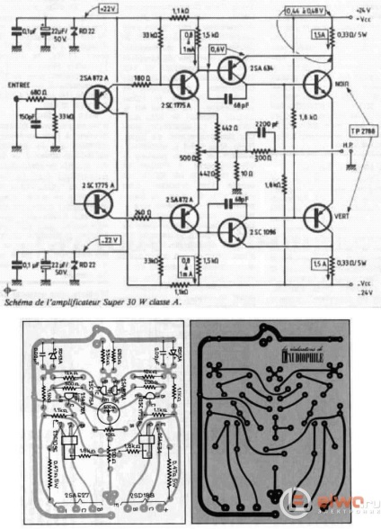 Amplificator tranzistor puternic