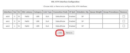 Setarea Internetului qtech 1040