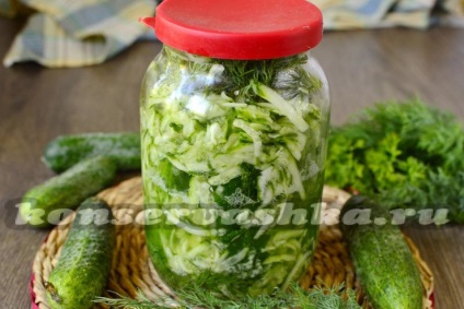 Uborka uborka recept téli fényképpel (recept) Uborka uborka recept téli képpel