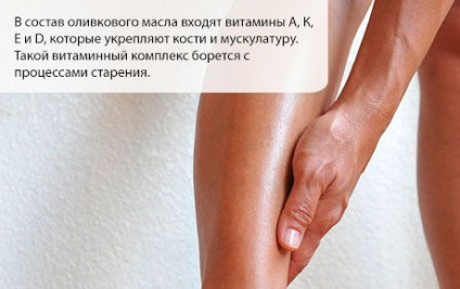 Uleiul de măsline pentru instrucțiuni de utilizare a picioarelor, competent cu privire la starea de sănătate pe ilive
