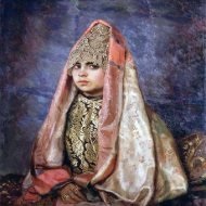 Leírás festménye Viktor Vasnetsov „Guslar”