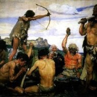 Leírás festménye Viktor Vasnetsov „Guslar”