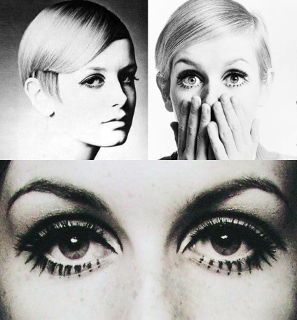 Caracteristici de stil twiggy