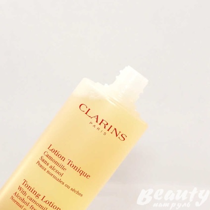 Відгуки про тонізуючому лосьоне для особи clarins toning lotion with camomile для сухої або нормальної