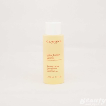 Відгуки про тонізуючому лосьоне для особи clarins toning lotion with camomile для сухої або нормальної