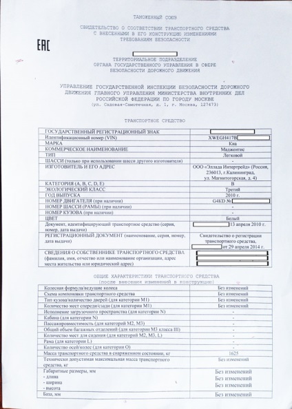 Перелік документів та короткий порядок дій по реєстрації та легалізації гбо