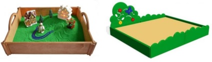 Sandbox pentru casa - jucărie utilă și un cadou minunat, mamare - o pătuț pentru părinți
