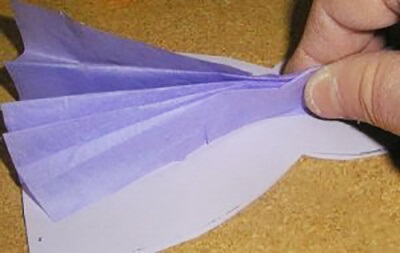 Сукня з паперу - вироби з дітьми, деткіподелкі