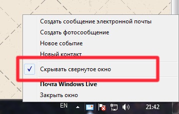 Trimiteți ferestrele live, minimizați-le la tavă, configurați gmail