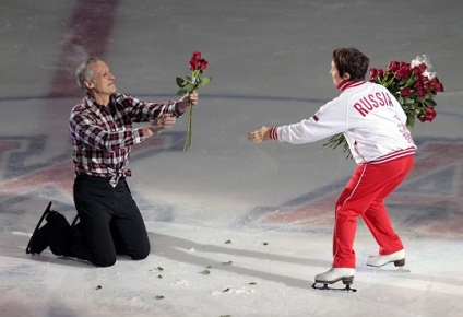 Felicitări pentru antrenorul de patinaj