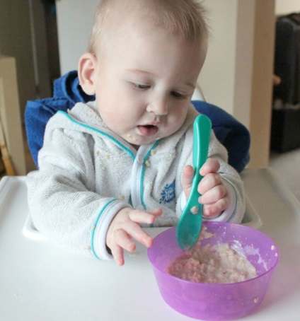 Kiegészítő ételeket 6 hónapos, a blog lánya és fia