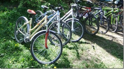 Închirierea de biciclete în parcul de faimă a gherilelor