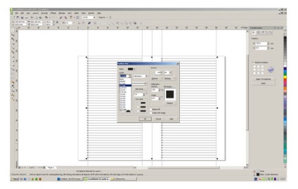 Разлиновка сторінок для блокнота в corel draw - corel draw, купити corel draw - програмні продукти