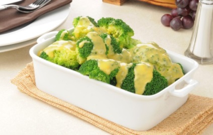 Rețete de broccoli într-un sos de cremă secrete de alegere a ingredientelor și