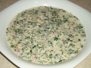 Рецепти супів на кефірі та йогурті