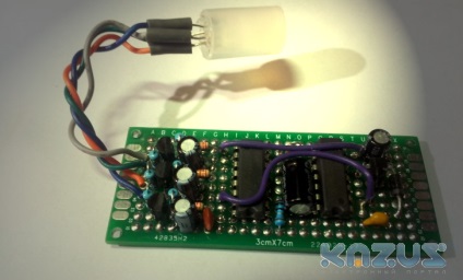 Rgb-lampă de dispoziție fără microcontroler