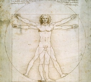 Rajz - Vitruvius, Leonardo da Vinci