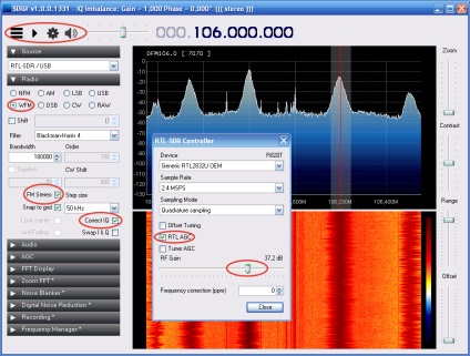 Primul includere Rtl-sdr