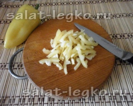 Saláta - egy meglepetés, a fotók recept csirke