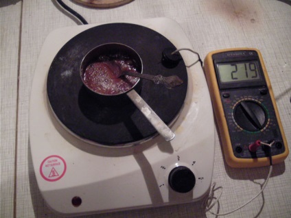 Zahar de caramel prin metoda de evaporare