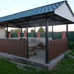 Beton din metal prefabricat este o construcție ușoară și fiabilă, nasha besedka