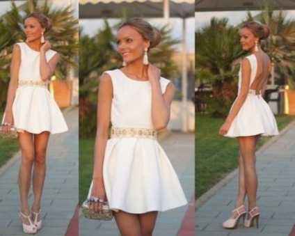 З чим носити біле плаття (65 фото) влітку, плаття-сорочку, як носити, образи, в'язане,