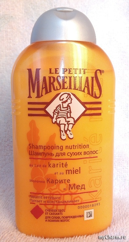 Шампунь le petit marseillais харчування і відновлення сухого волосся