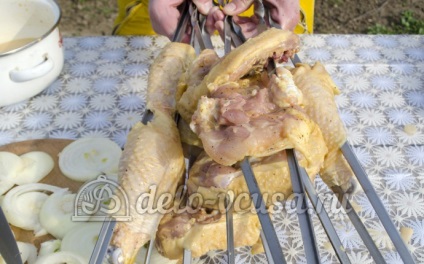 Nyárs csirke recept lépésről lépésre fotók