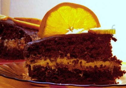 Ciocolată și tort portocaliu