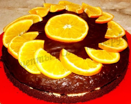 Шоколадно-апельсиновий торт