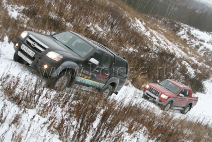Összehasonlító teszt drive Mazda BT-Ford Ranger 50 és azonos vagy eltérő