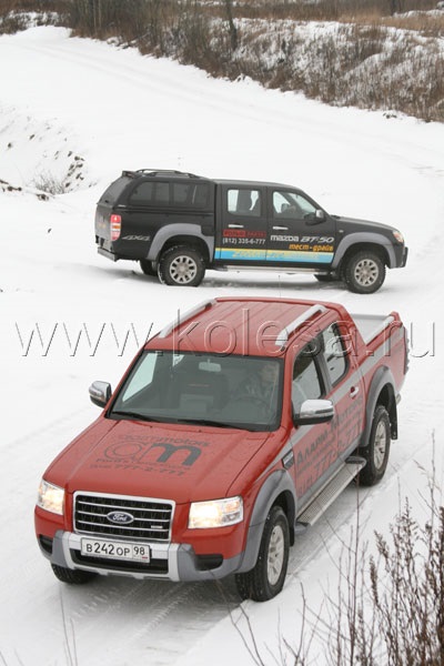 Vehiculele comparative test mazda bt-50 și ford ranger sunt aceleași sau diferite